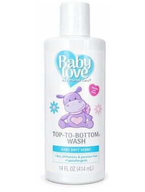 Baby Love Top-to-Bottom Wash Bath Wash Body Wash